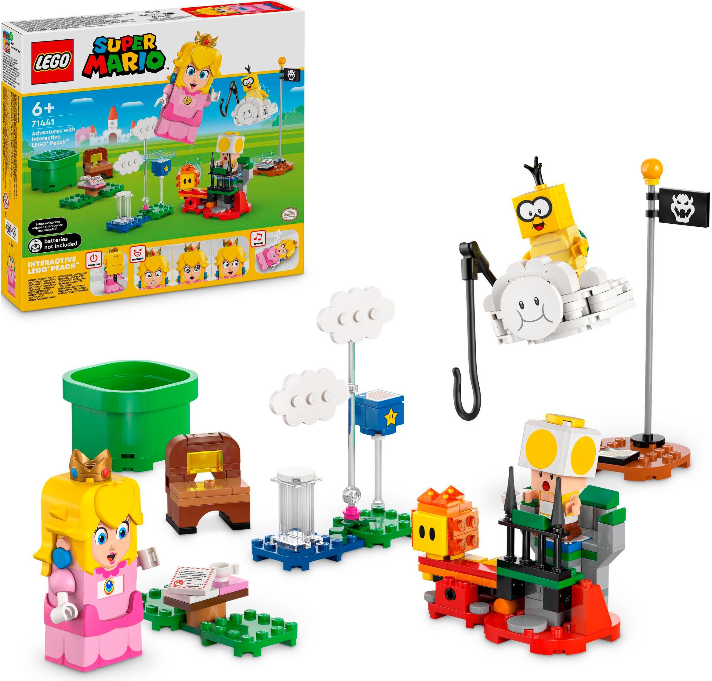 LEGO® Abenteuer mit der interaktiven LEGO® Peach™ (71441), LEGO Super Mario günstig online kaufen