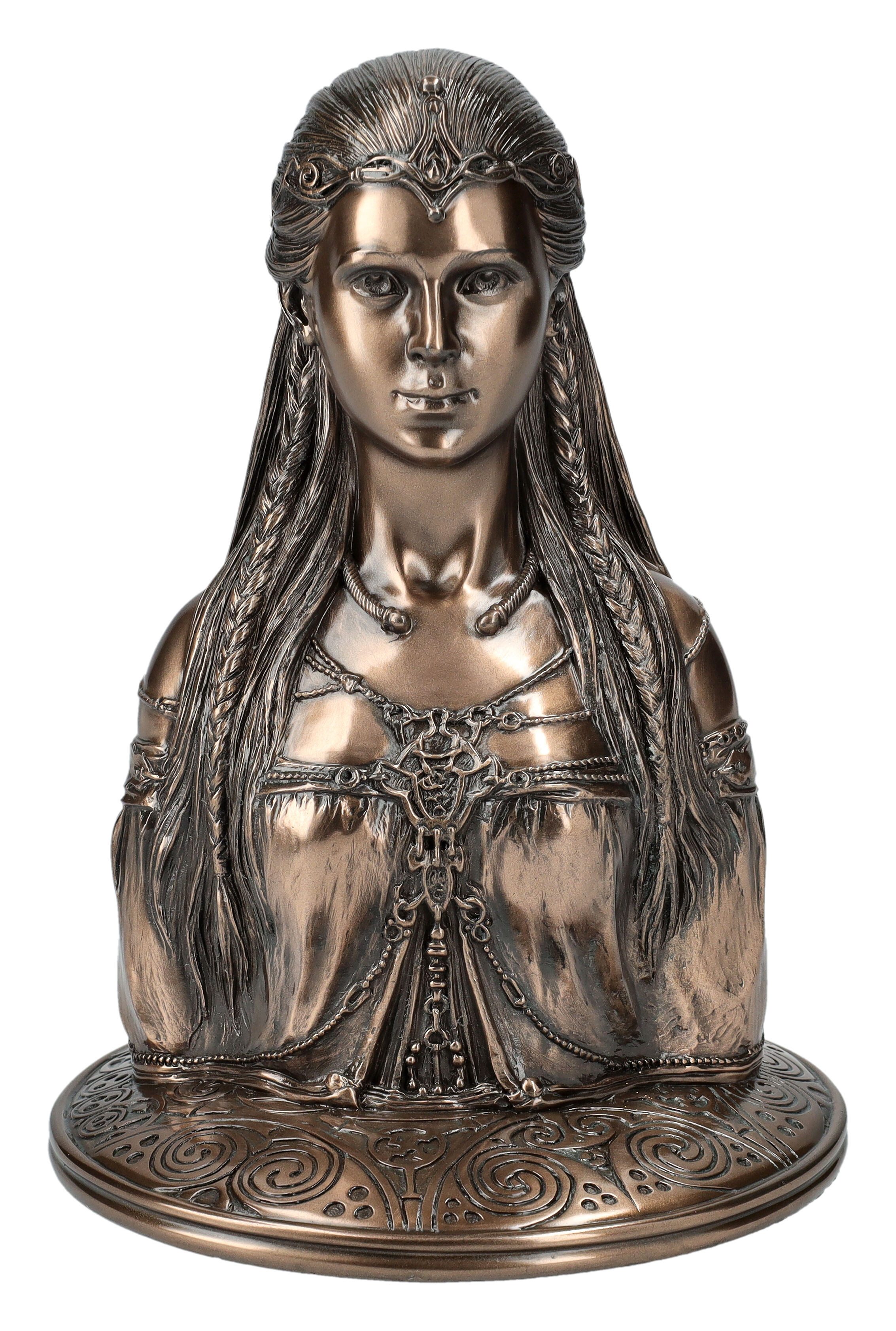 Figuren Shop GmbH Dekofigur Danu Figur - Büste der keltischen Göttin - Veronese Dekoration
