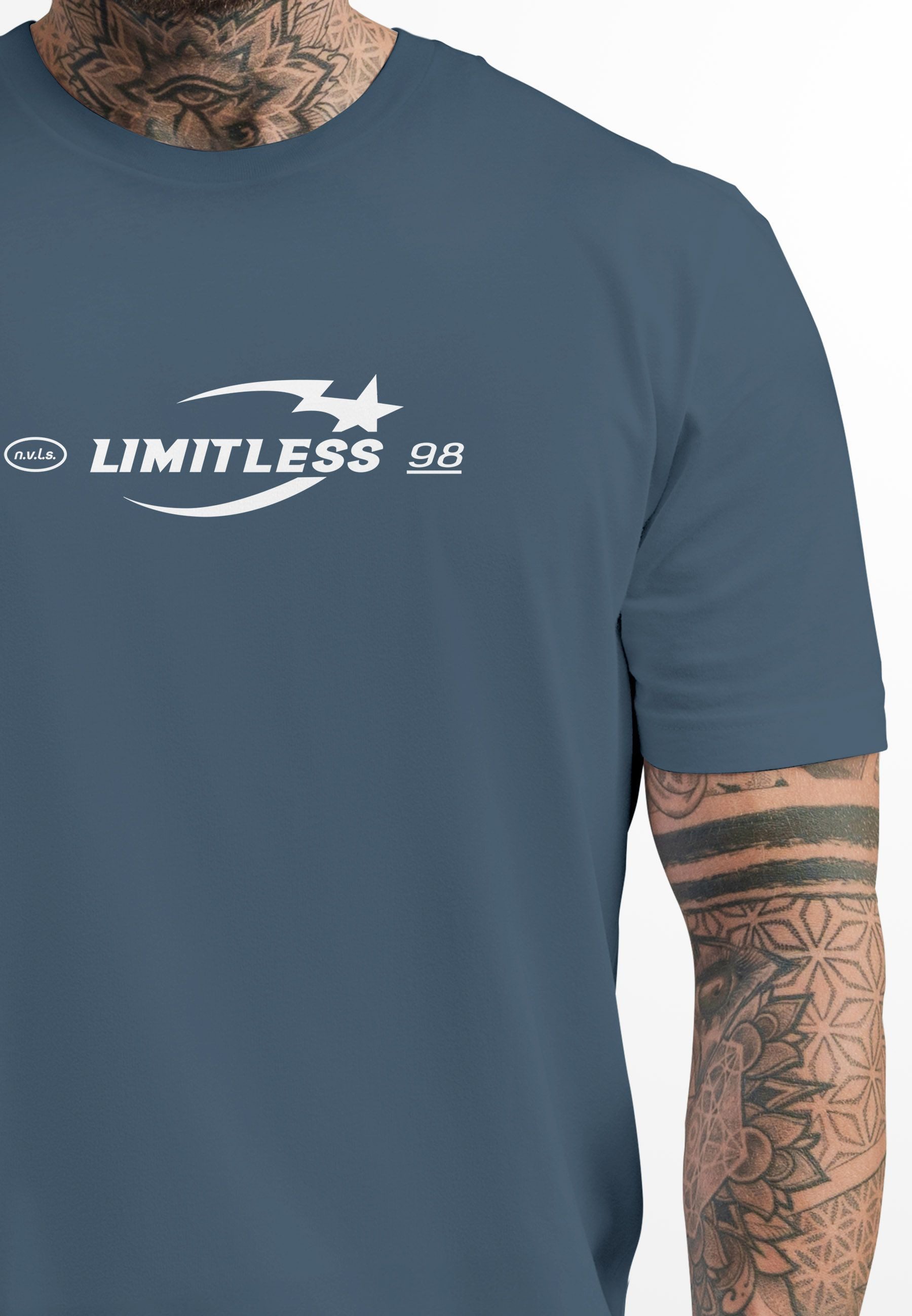 Neverless Print-Shirt Herren T-Shirt Print Limitless günstig online kaufen