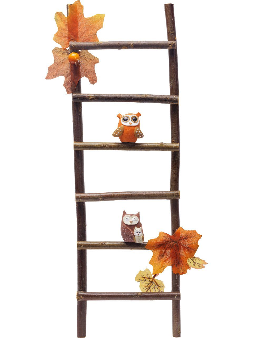 Trend Line Dekoleiter TrendLine Deko Leiter Herbst Holz 43 x 14 cm braun