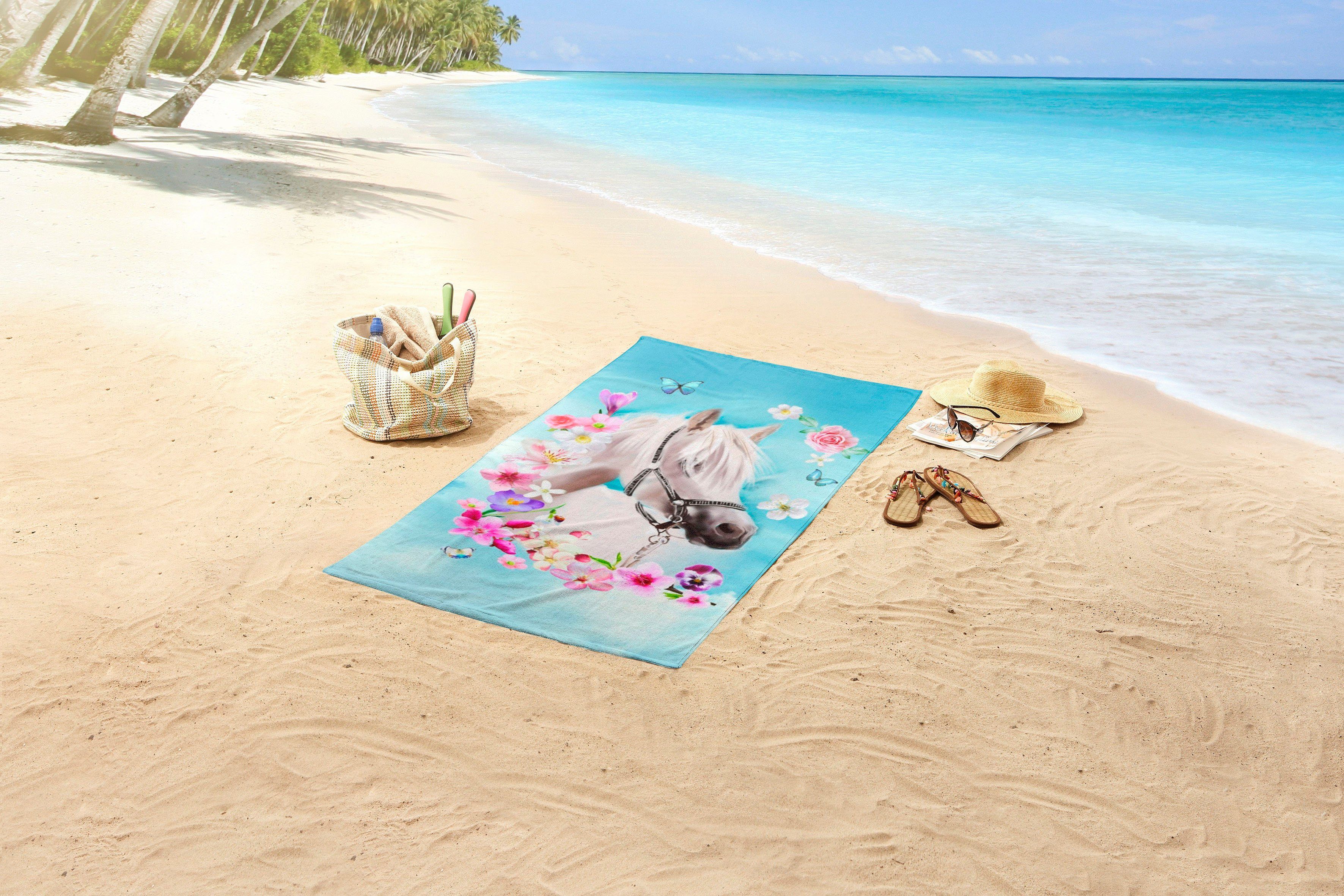 good morning Strandtuch My Beauty, Microfaser günstig online kaufen