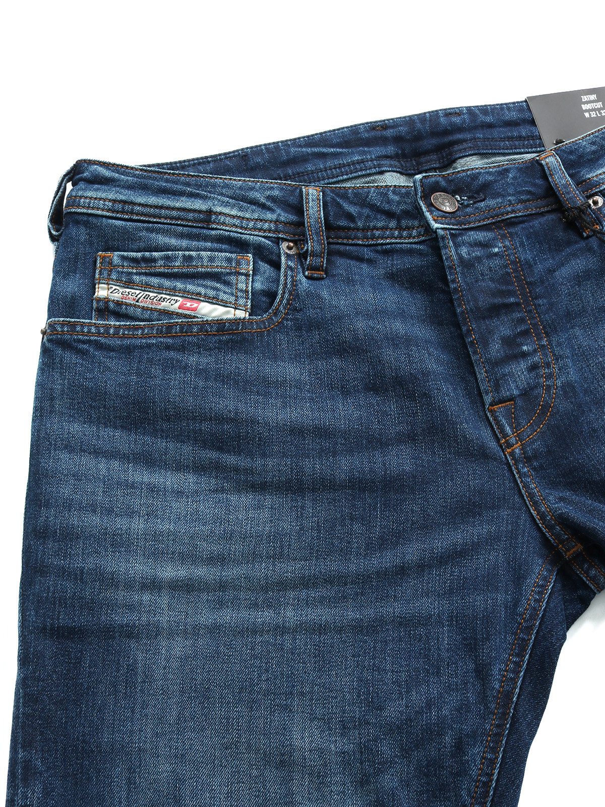 Diesel Bootcut-Jeans reguläre, ausgestellte Beinform - Zatiny-X RB062 - Länge:32