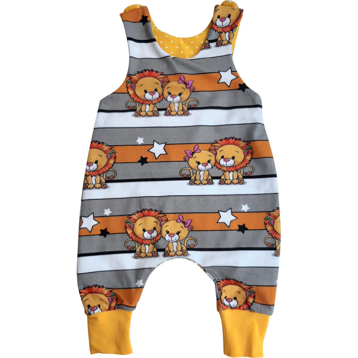 Strampler Handmade Löwe Unisex Kinder