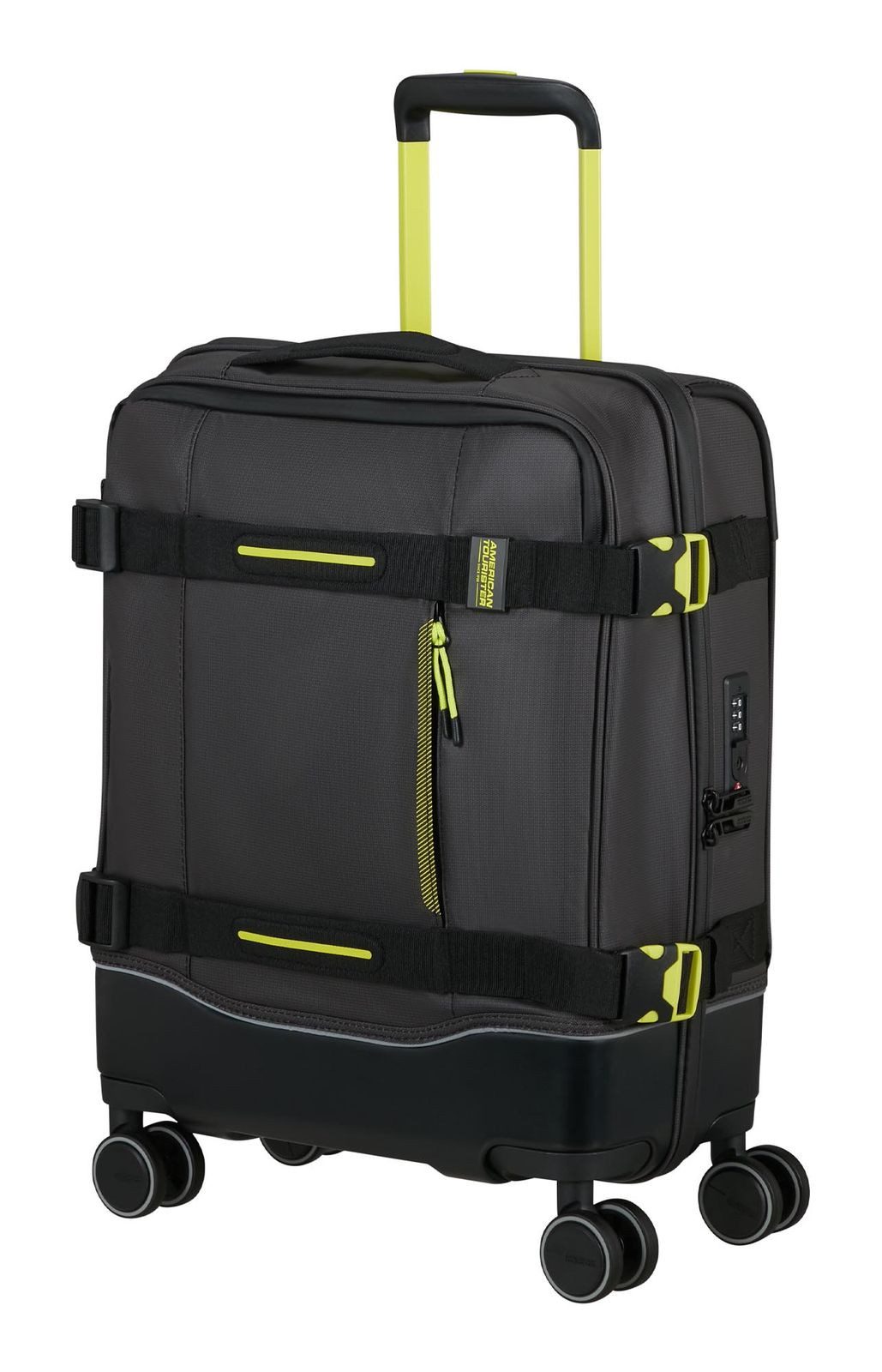 American Tourister® Weichgepäck-Trolley Spinner TSA Coated, 4 Rollen