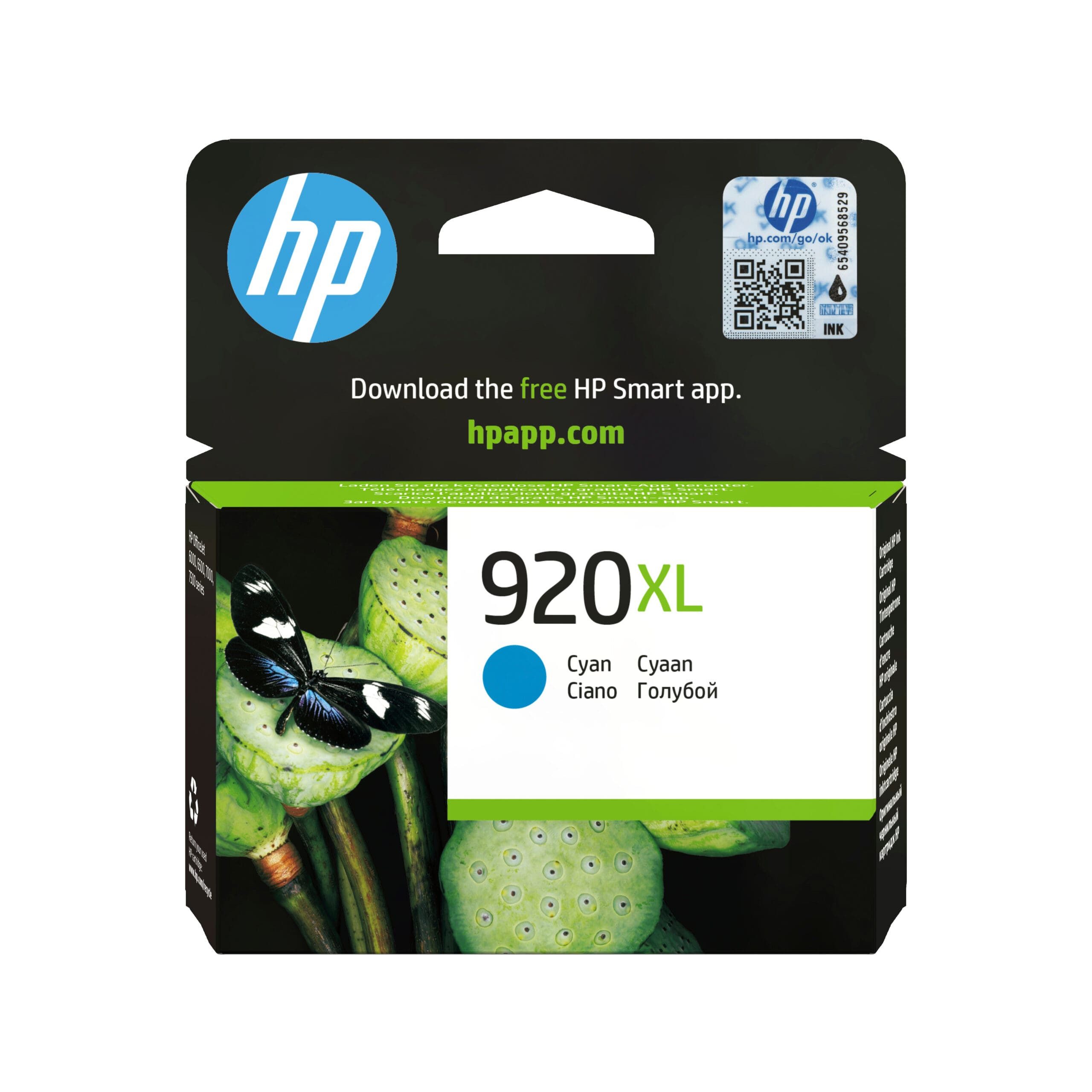 HP Tintenpatrone Nr. 920XL CD972AE Cyan (ca. 700 S Tintenpatrone