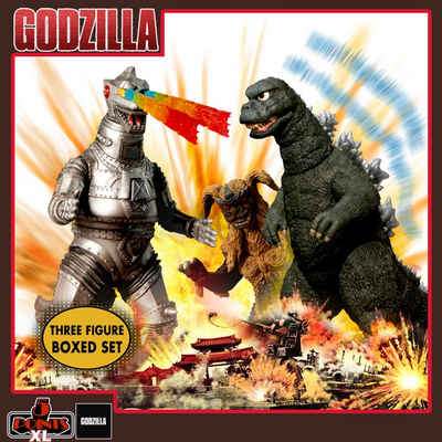 MEZCO Actionfigur Godzilla vs Mechagodzilla 3er-Set (1974) Actionfigur