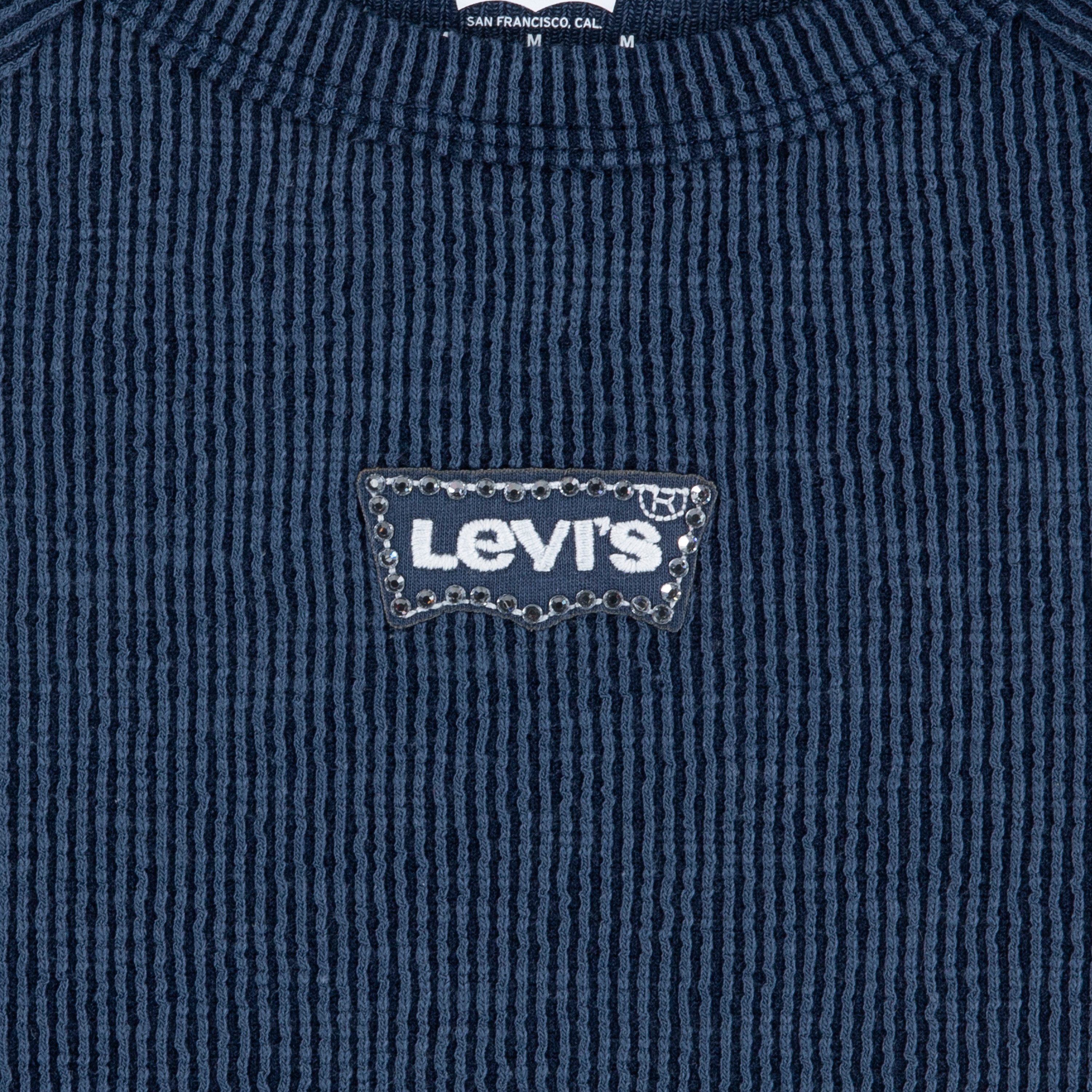 Levi's® Kids Rundhalsshirt LVG COLOR BLOCK RAGLAN in feiner Rippstruktur, for Girls – Bild 3 von 4