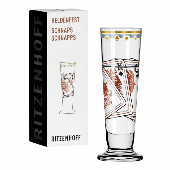 Ritzenhoff Schnapsglas Heldenfest Schnaps 006 Kristallglas Made in Germany