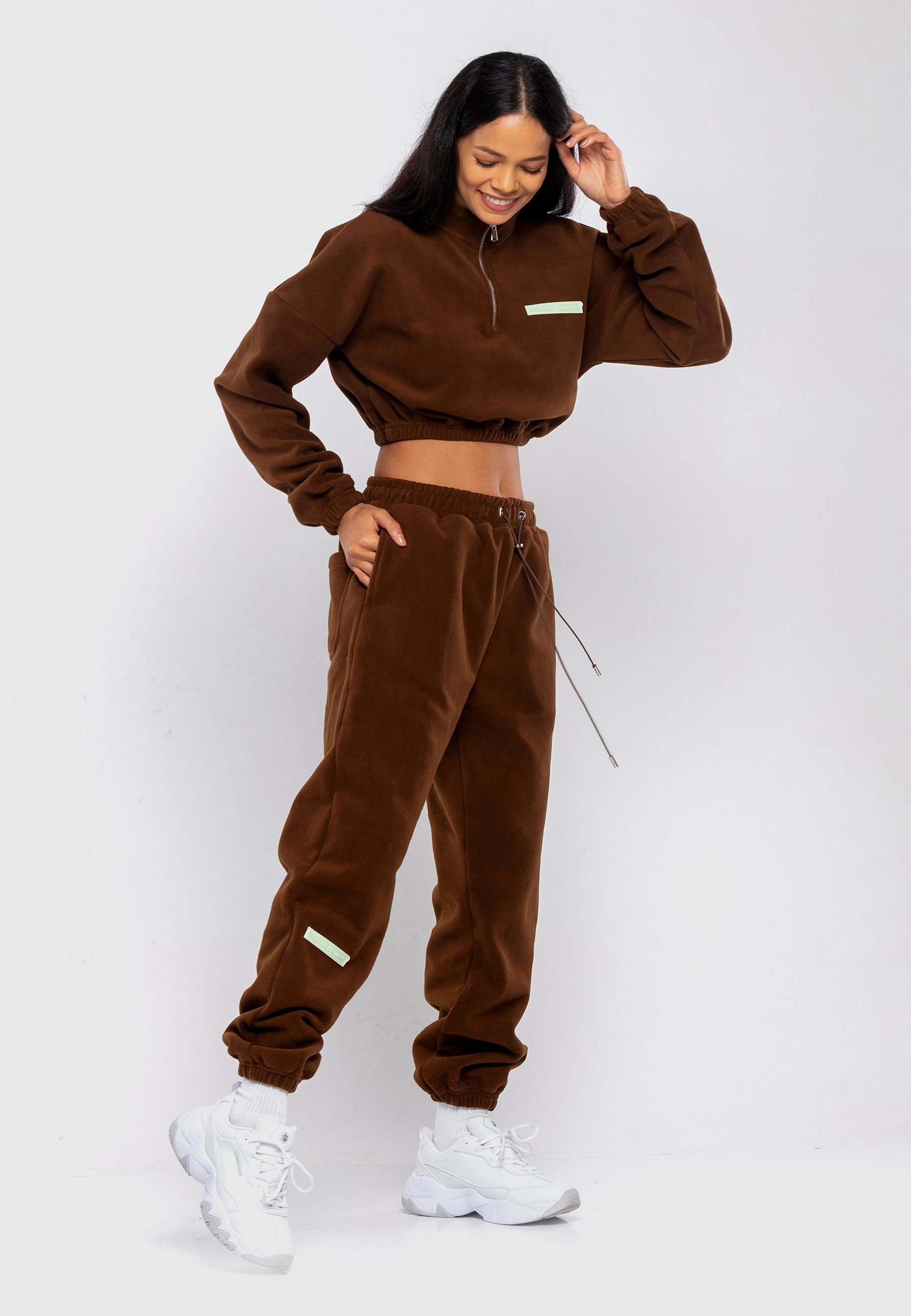 Tom Barron Trainingsanzug WOMAN REGULAR FIT FLEECE FABRIC TRACK SUIT, mit L günstig online kaufen