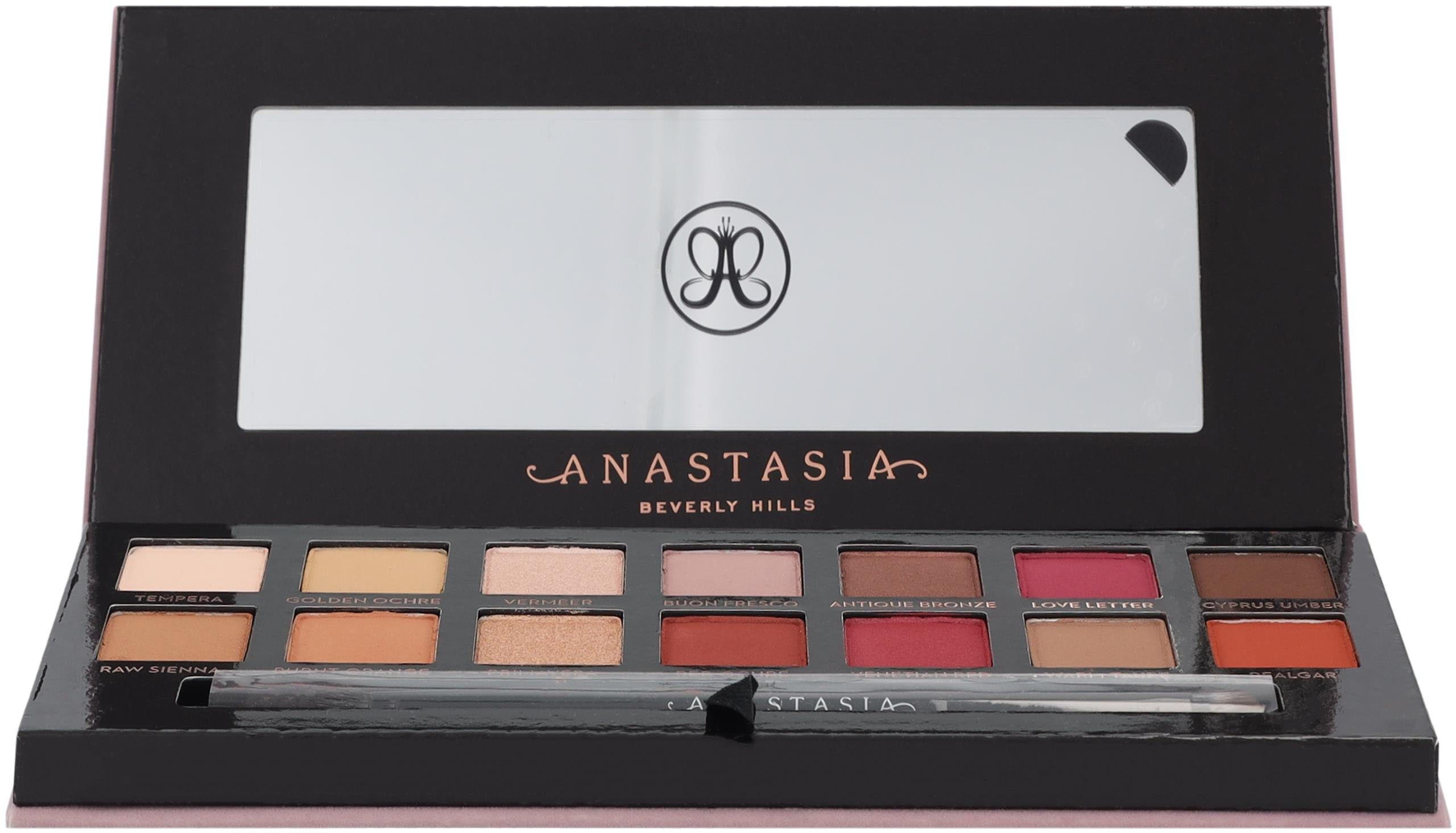 ANASTASIA BEVERLY HILLS Lidschatten-Palette Modern Renaissance Eyeshadow Palette, Hochpigmentiert, mit Nude-Nuancen, Braun-Tönen und Beerentönen.