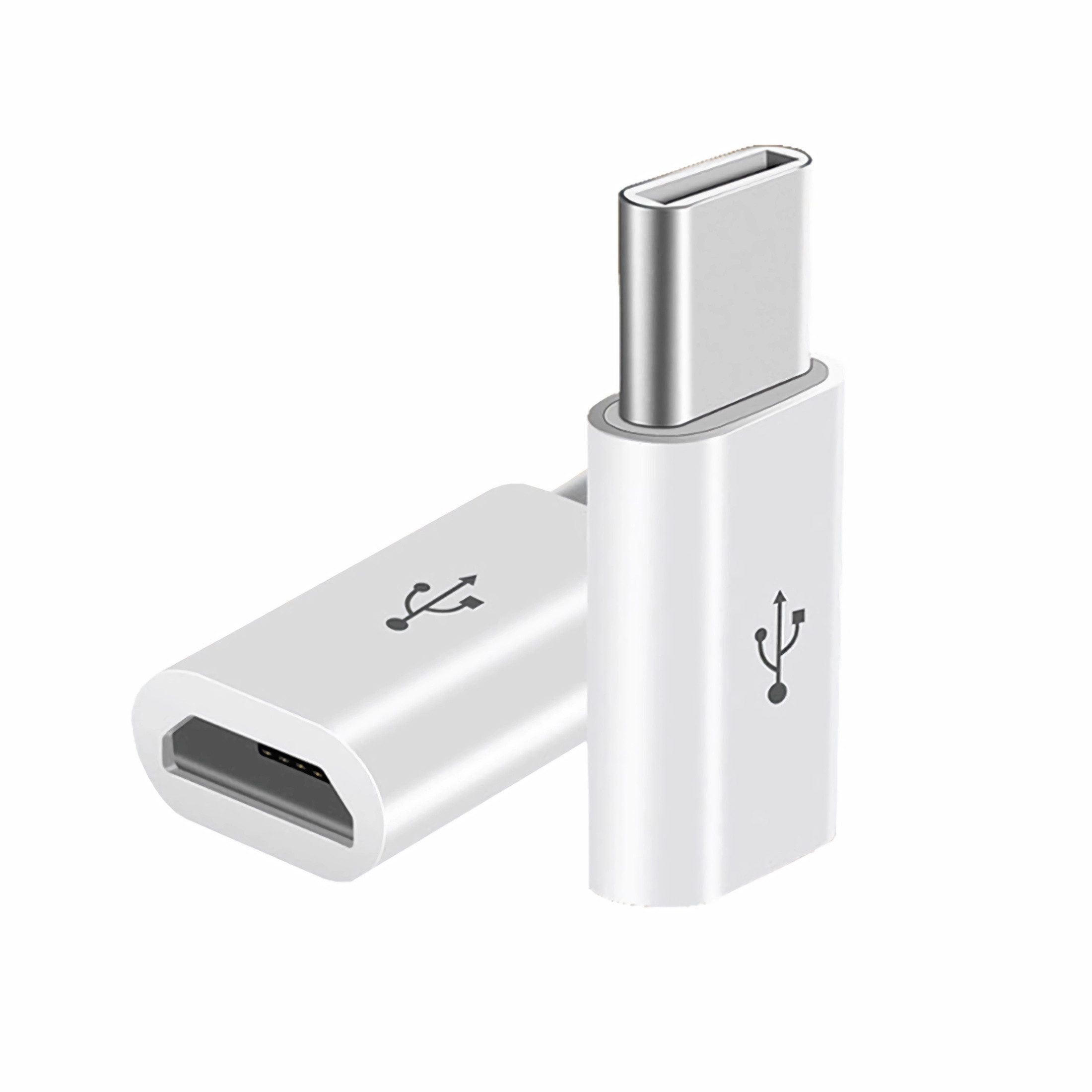 Bolwins H46 Micro USB auf USB Typ C Adapter Konverter für PC mp3 Smartphone USB-Adapter