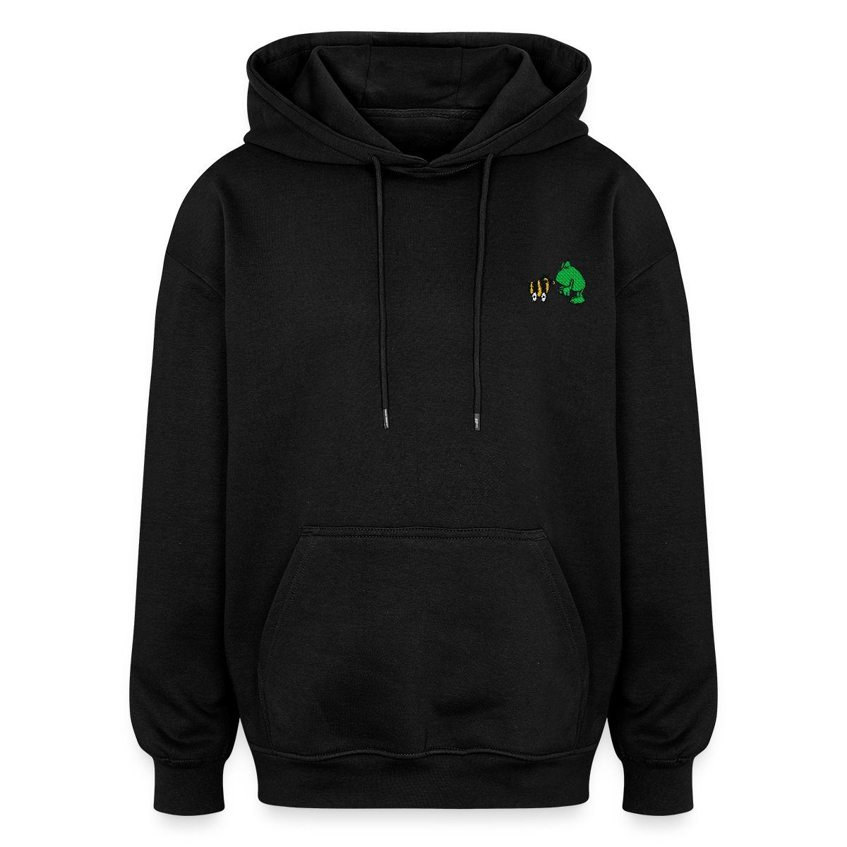 Spreadshirt Hoodie Janosch Frosch & Tigerente Kuss Stick Unisex Oversize Hoodie (1-tlg)
