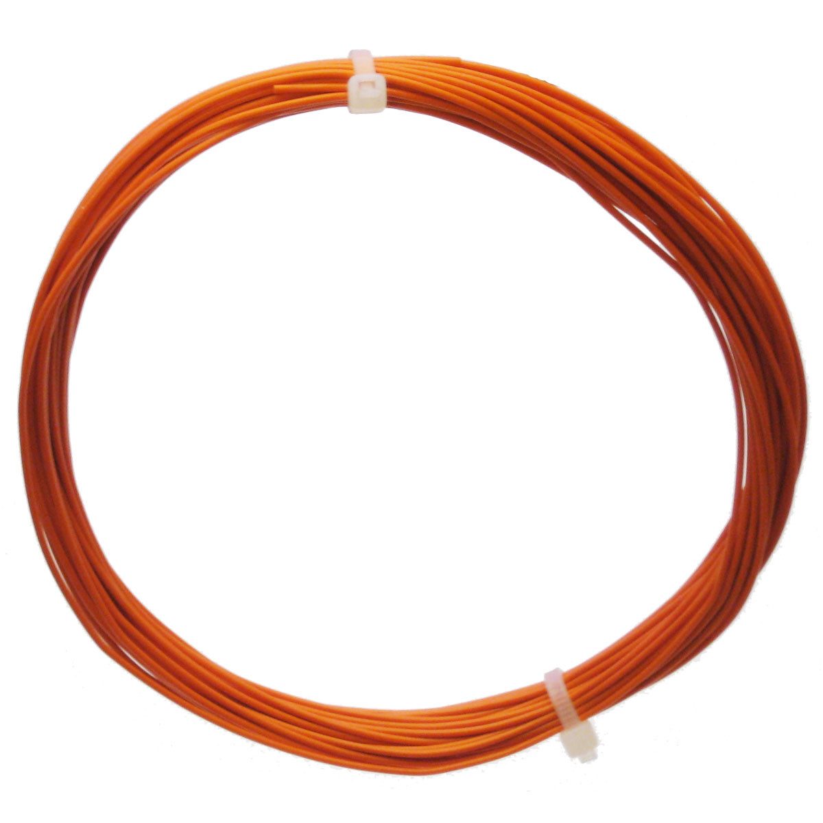 world-trading-net 10m Litze flexibel orange 0,14mm² - Ø1,1mm Elektro-Kabel