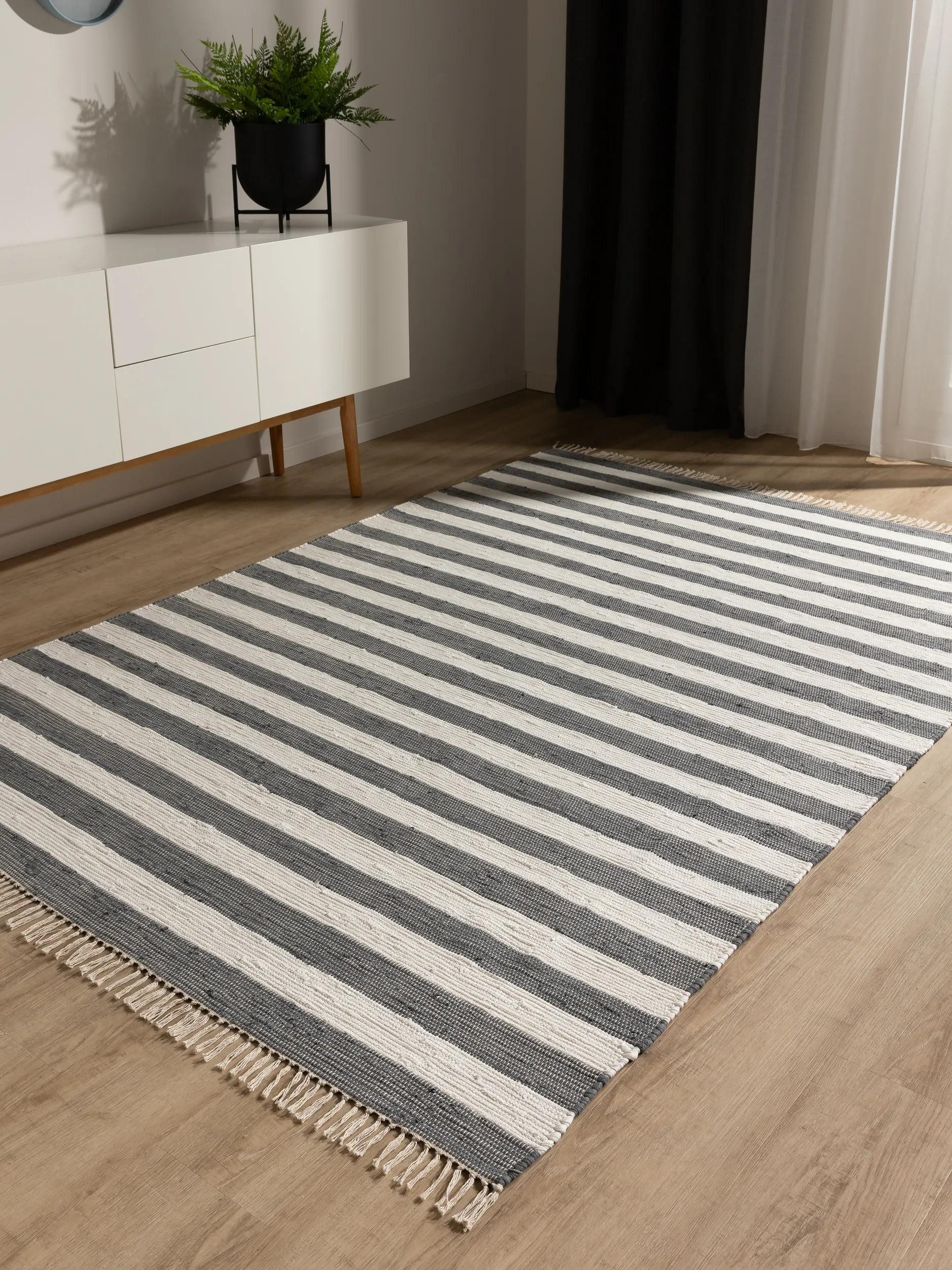 benuta Teppich Tom, rechteckig, Höhe: 5 mm, Teppich Wohnzimmer, Esszimmer, Schlafzimmer, Flur, Elegant