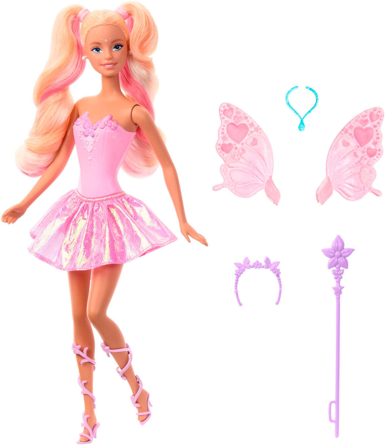 Barbie Anziehpuppe Barbie Fee mit Farbwechseleffekt – Bild 5 von 5
