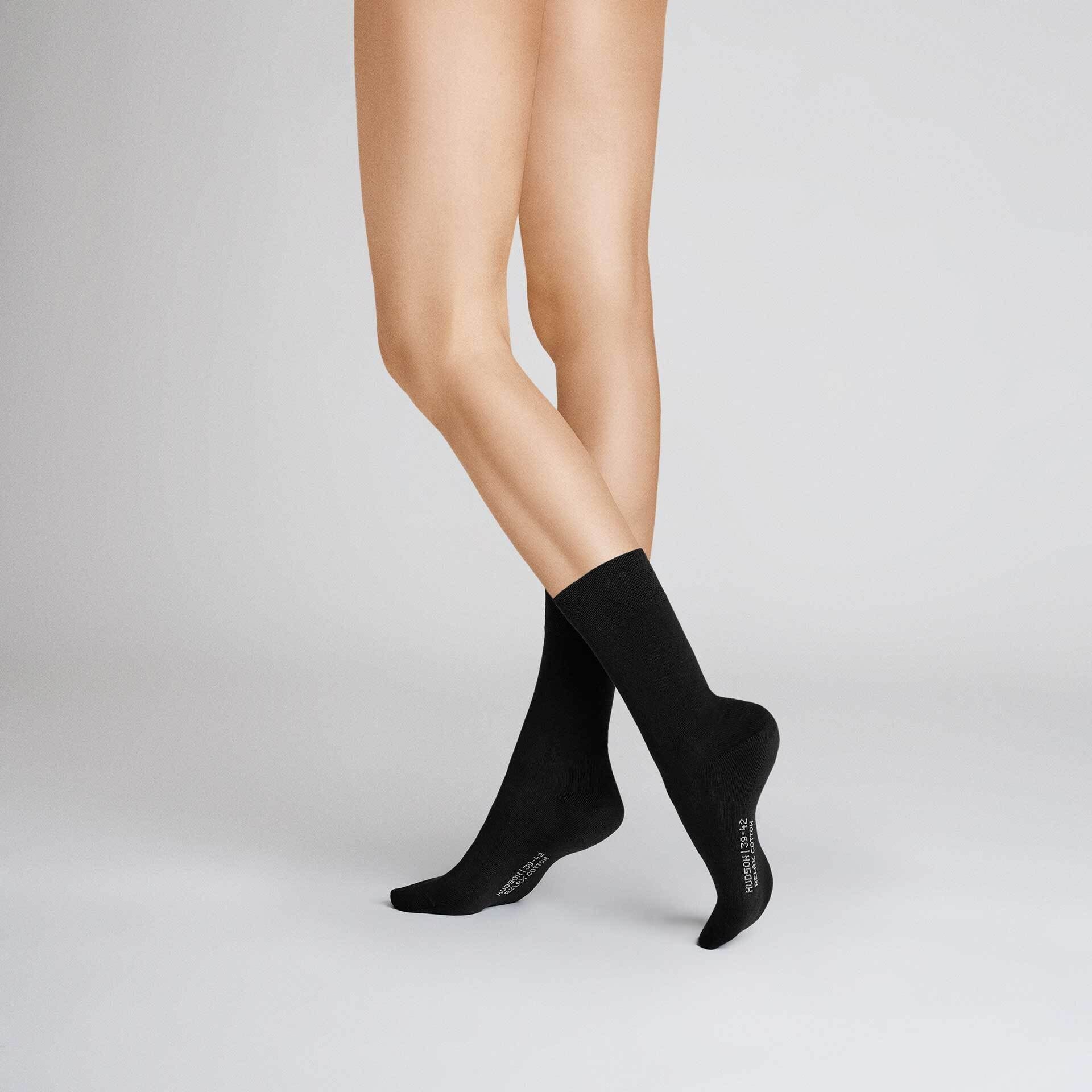 Hudson Basicsocken Relax Cotton (1-Paar) Socken aus 97% Baumwolle