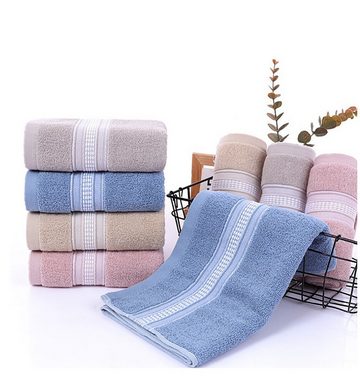 BlauCoastal Badetücher 3er Badetücher Groß aus Baumwolle mit Aufhänger, Saunatücher,Badehandtücher