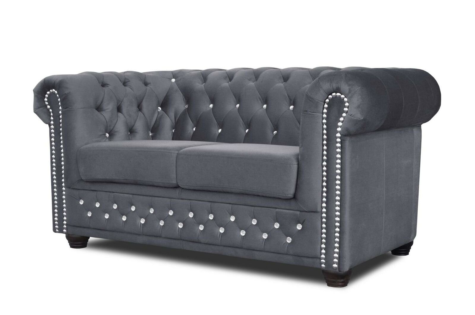 Sofa Design JVmoebel Made Sofagarnitur Garnitur, Chesterfield Europe in 2+1 Sofa Sitzer