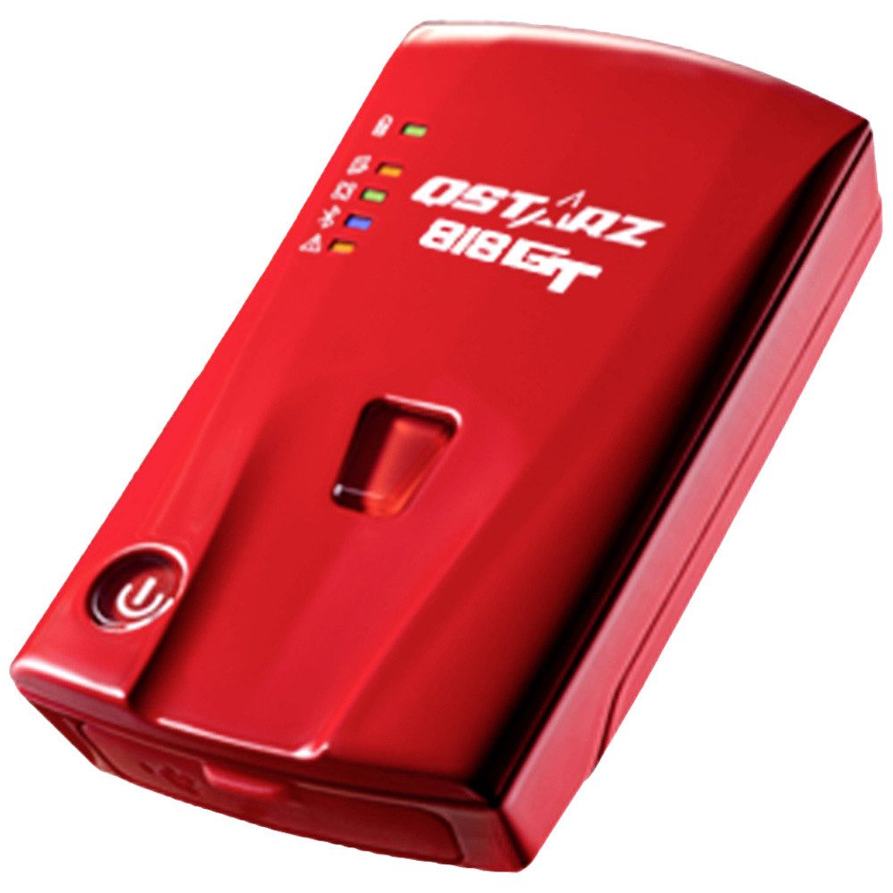 Qstarz BL-818GT GPS Empfänger Fahrzeugtracker Rot 1 St. GPS-Tracker