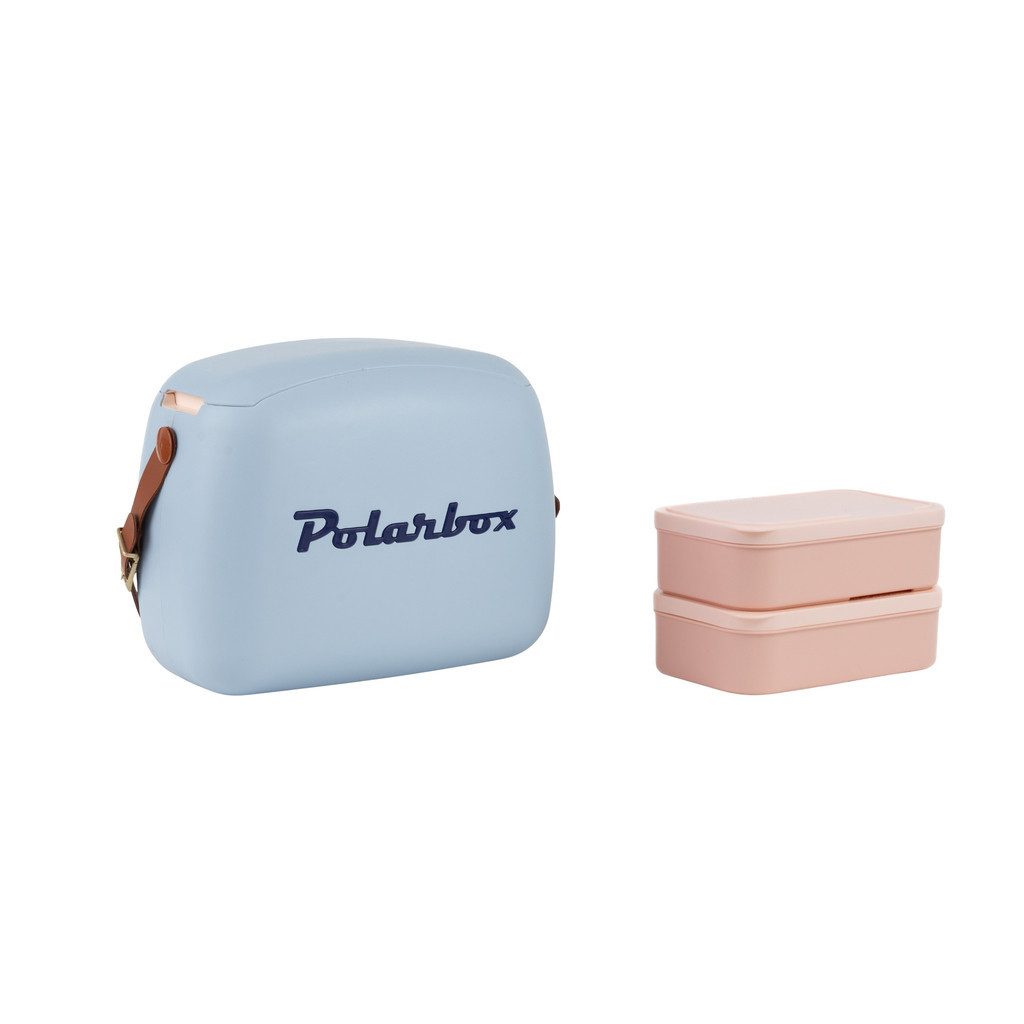Kreher Frischhaltedose Kühlbox Polar 6 Liter mit 2 Lunchboxen (Farbe wählbar)