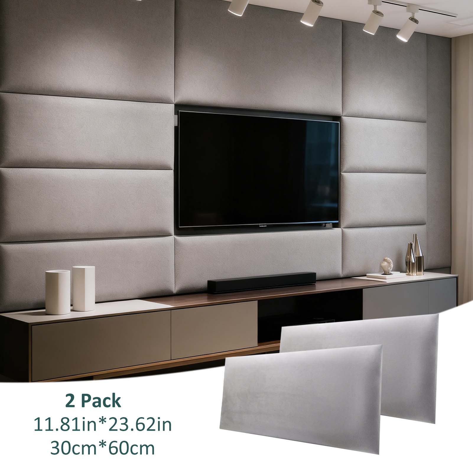 Wandpolster Wandkissen Wandmontiertes 3D gepolsterte für Schlafzimmer 30x60cm