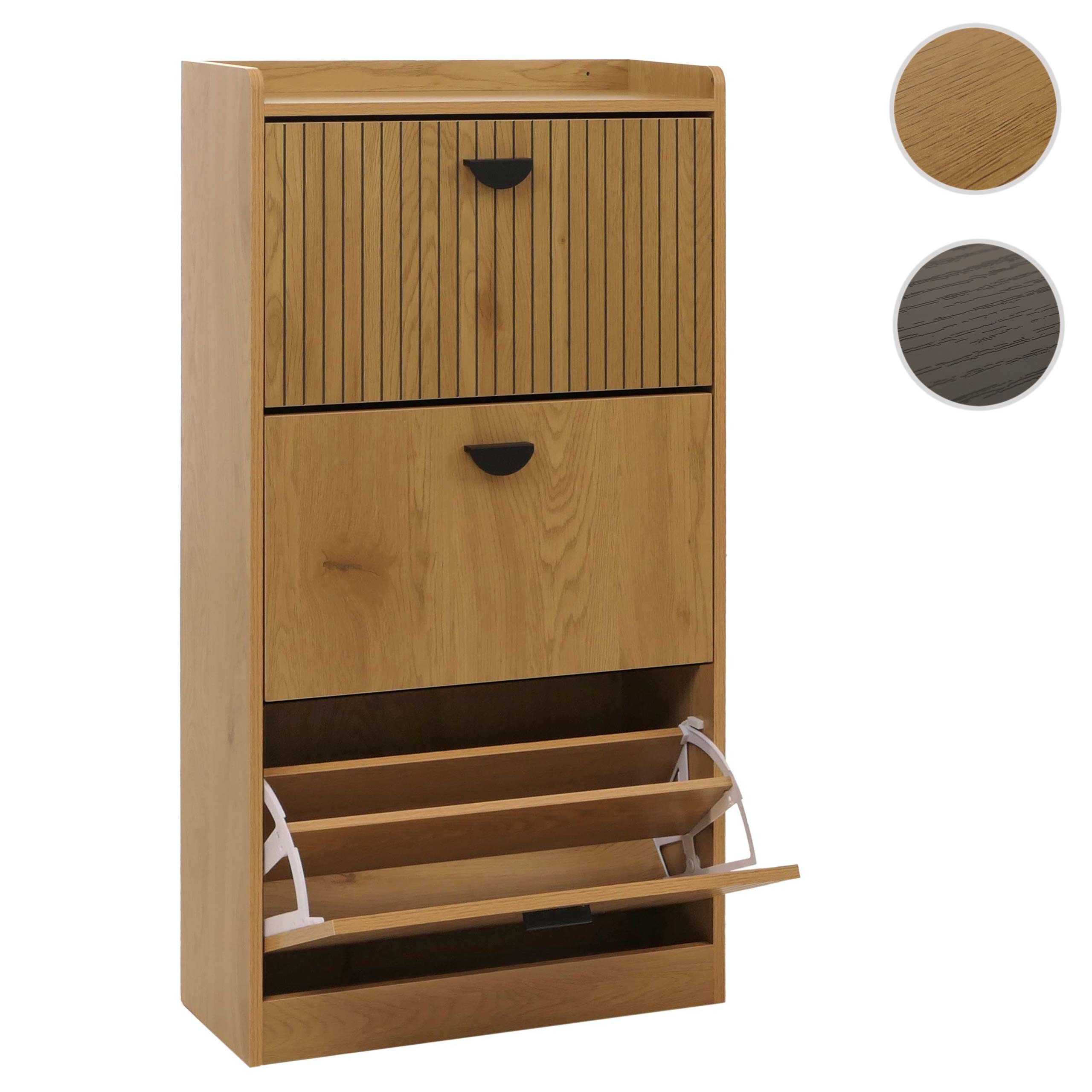 MCW Schuhschrank MCW-O39-SK Stauraum in 3 Klappfächern günstig online kaufen