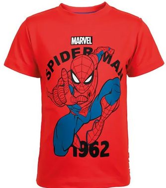 Spiderman Print-Shirt 2x SPIDERMAN Jungen T-Shirt Doppelpack 92 98/104 110/116 122/128