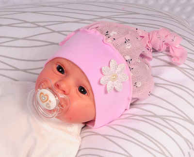 La Bortini Kopftuch Erstlingsmütze Kopftuch Baby Kopftuch Stirnband für Sommer Mütze