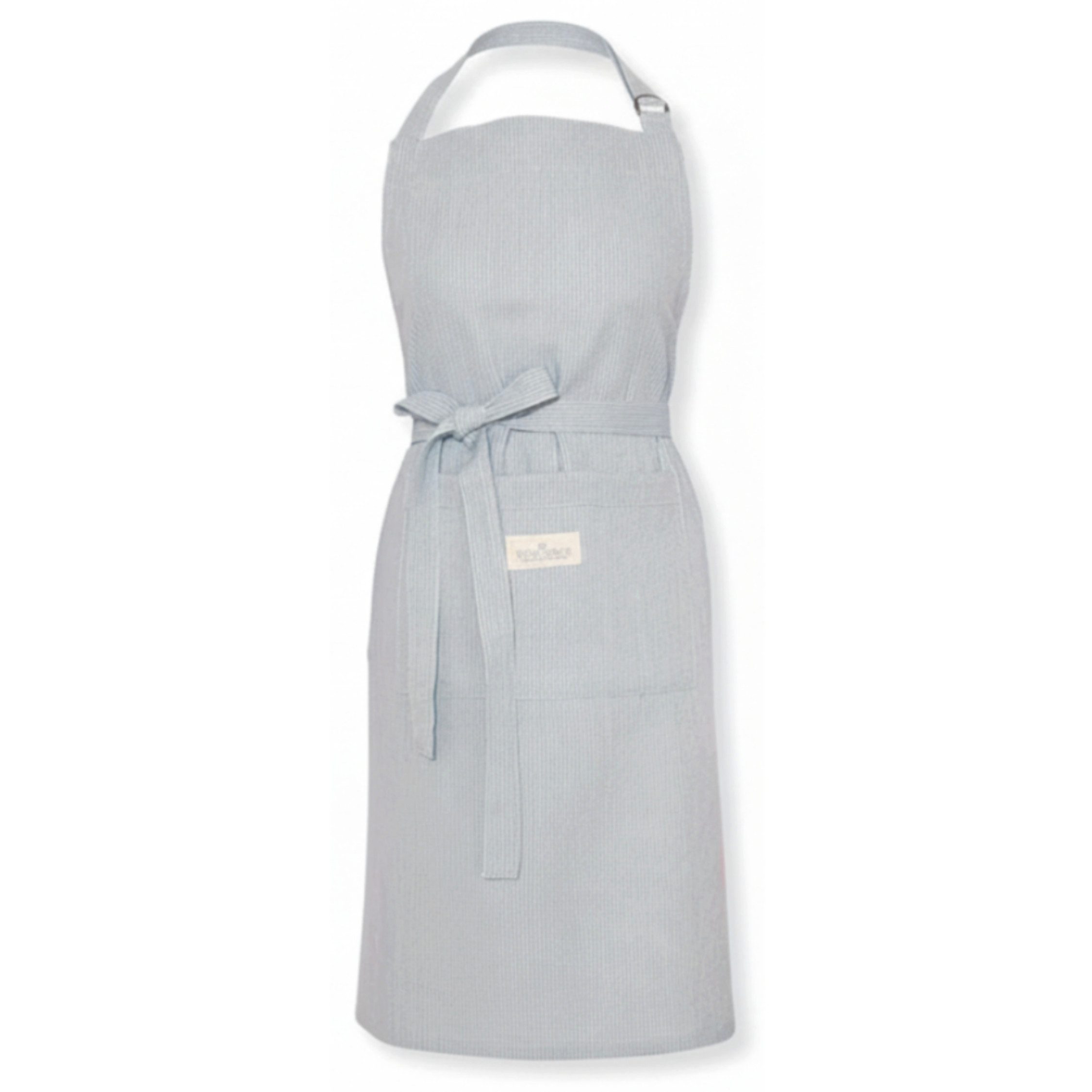 Greengate Kochschürze GreenGate Schürze Alice Hellblau – Baumwollschürze mit Streifen