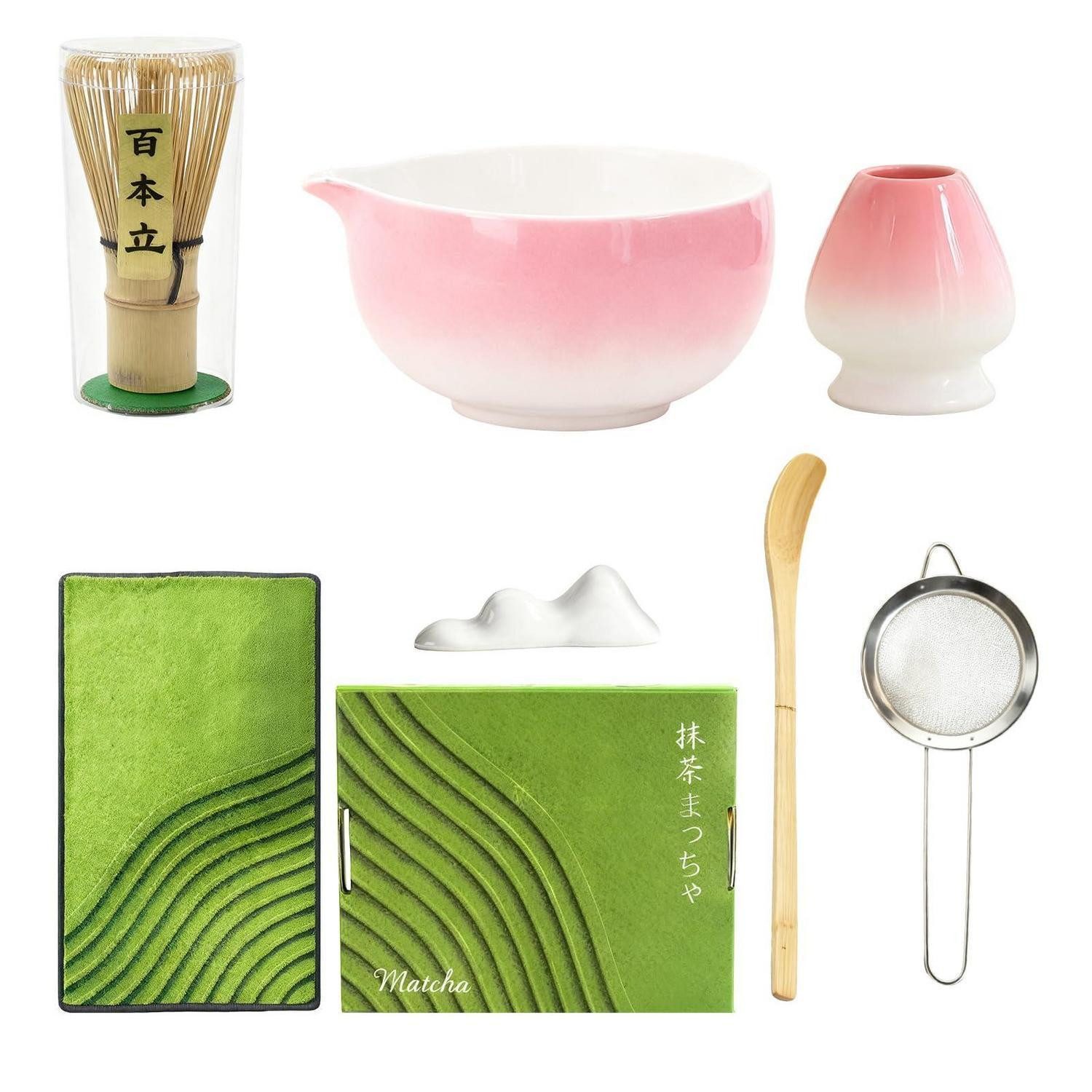 LuxusKollektion Pflege-Geschenkset Matcha Set 7-teilig Rosa