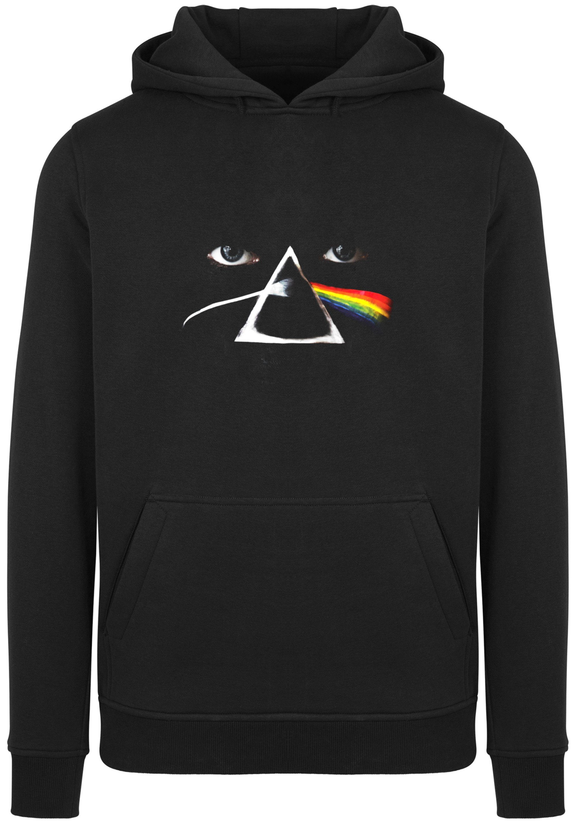 F4NT4STIC Sweatshirt Pink Floyd Face Prism Shirt Rock Musik Herren,Premium  Merch,Slim-Fit,Kapuzenpullover,Bandshirt, Verstellbare Kapuze und geräumige  Kängurutasche