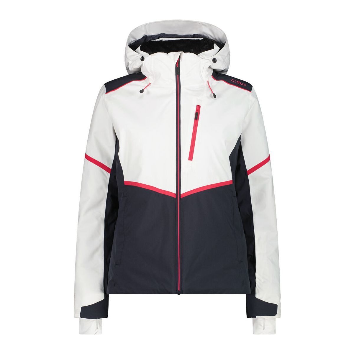 CMP Skijacke Woman Ski Jacket FIX Hood Perfekte Skijacke für Damen mit hoher Atmungsaktivität, wasser- und