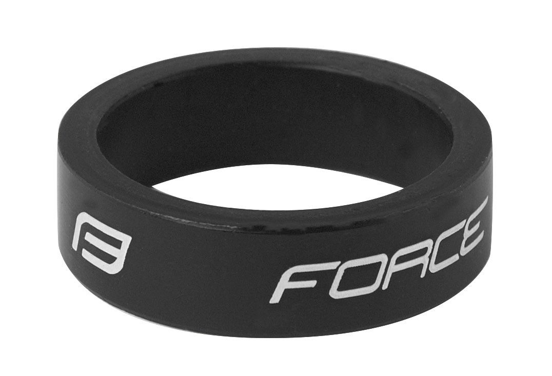 Lenkervorbau spacer headset FORCE 1 1/8'' AHEAD 10 mm Al. black
