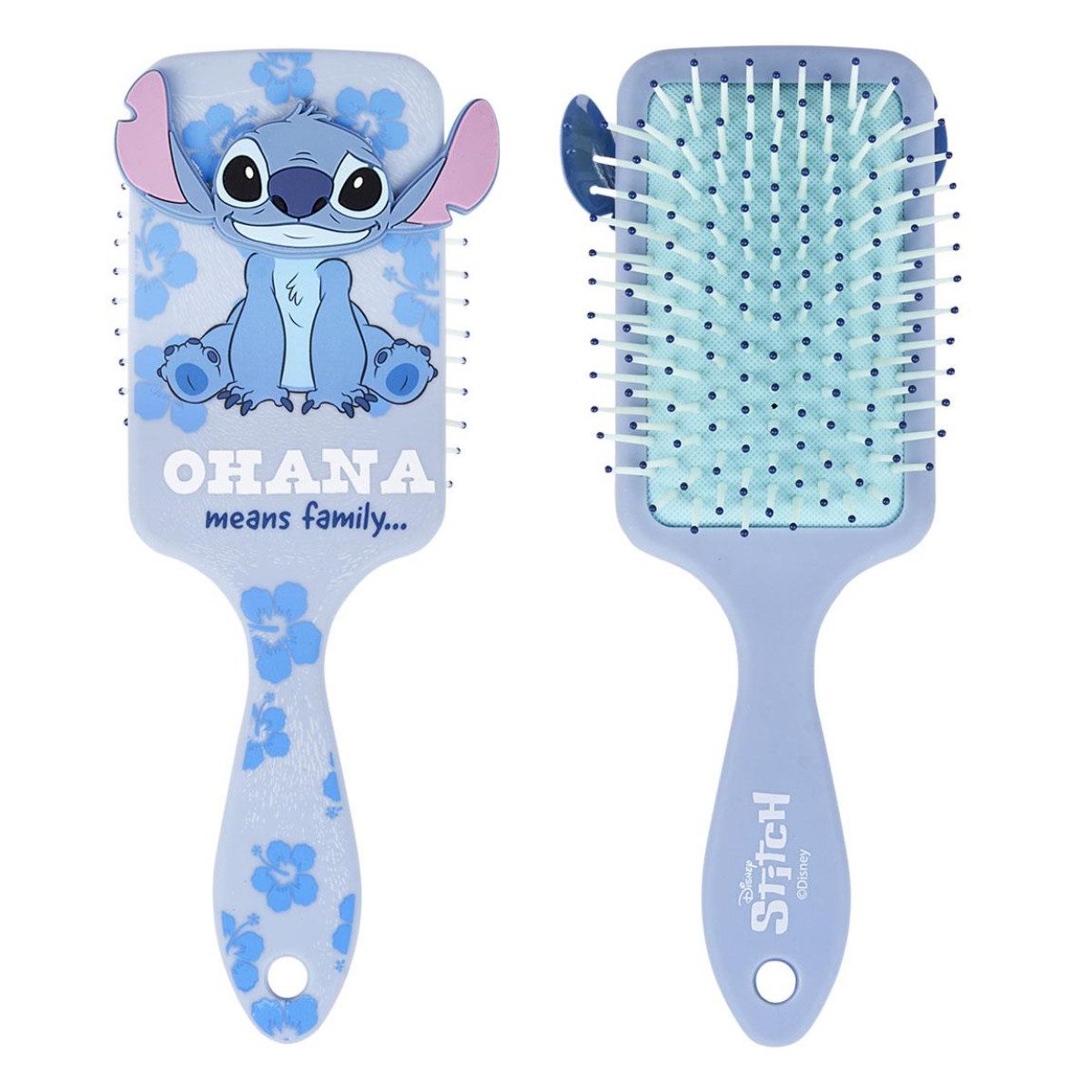 Cerda Haarbürste Disney Stitch Entwirr-Bürste für Erwachsene aus hochwertigem Plastik