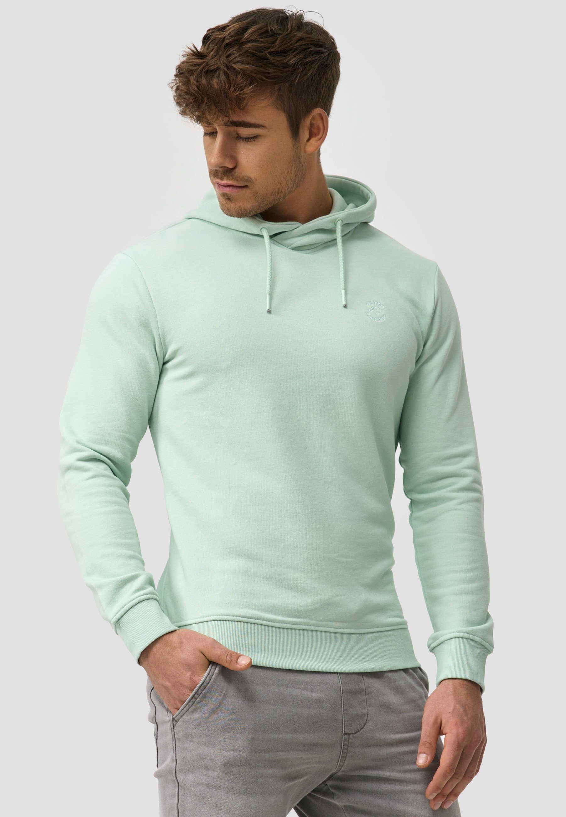 INDICODE Hoodie Herren Simpson Sweatshirt Kapuze Herrenhoodie (Kapuzenpullover) mit Kapuze, in vielen verschiedenen Farben – Bild 3 von 5
