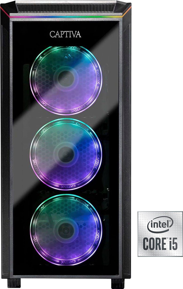 CAPTIVA G12IG 21V3 Gaming-PC (Intel Core i5 10400F, GeForce RTX 3060, 16 GB RAM, 1000 GB HDD, 500 GB SSD, Luftkühlung)
