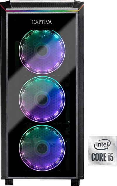 CAPTIVA G12IG 21V3 Gaming-PC (Intel Core i5 10400F, GeForce RTX 3060, 16 GB RAM, 1000 GB HDD, 500 GB SSD, Luftkühlung)