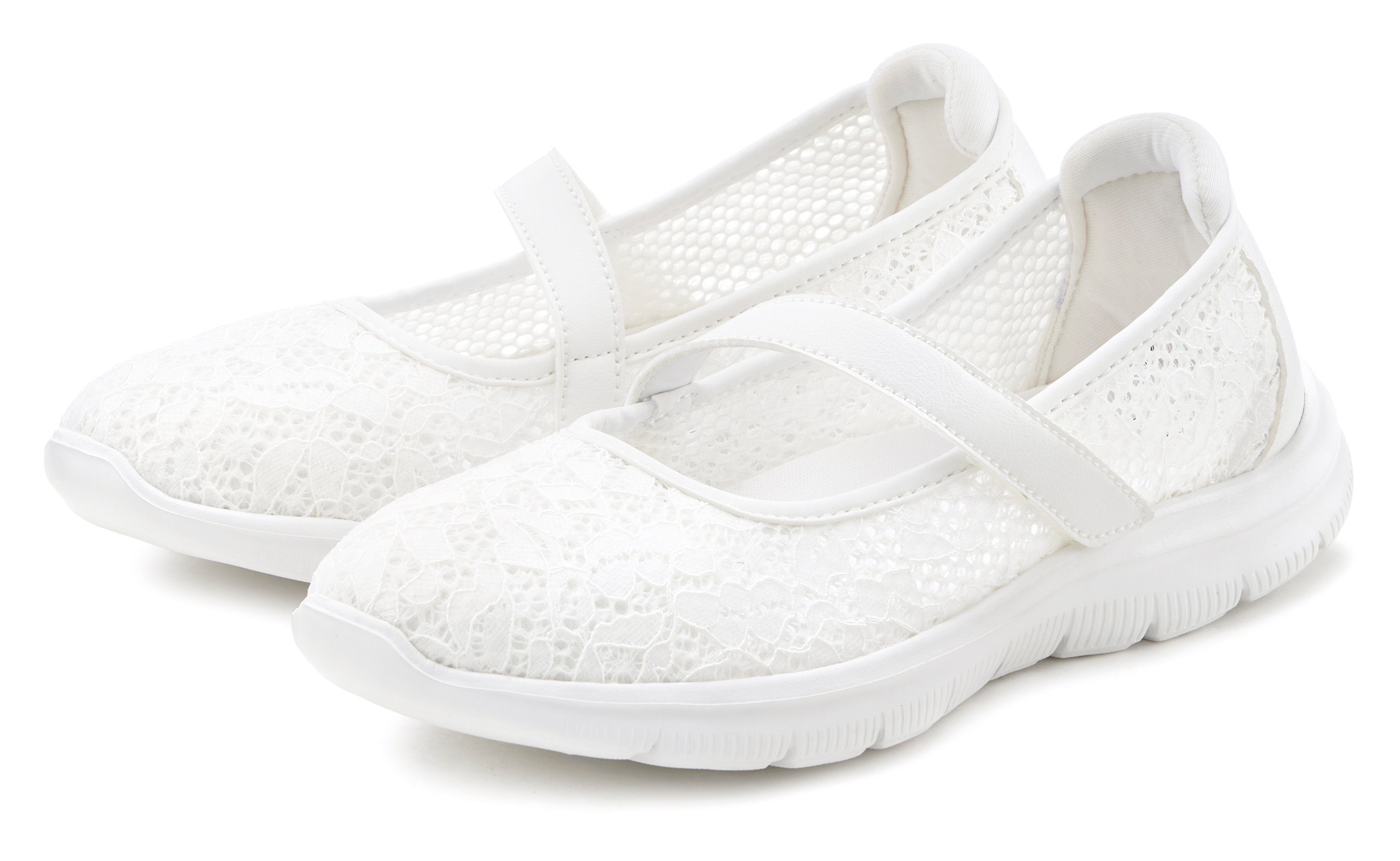 LASCANA Slipper Halbschuh superleicht und bequem mit modischer Spitze VEGAN