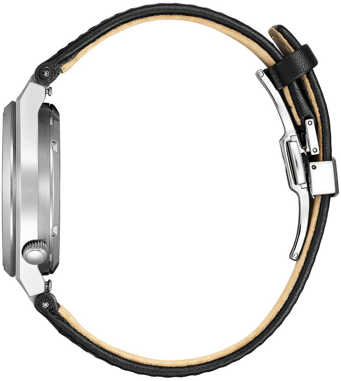 Citizen Automatikuhr Tsuyosa NK5010-01H, Armbanduhr, Mechanische Uhr, Herrenuhr, Damenuhr, Lederarmband
