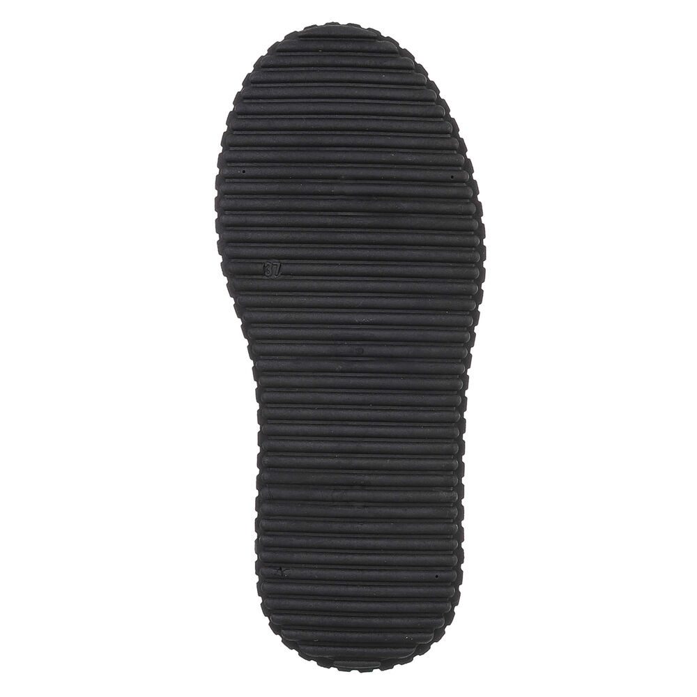 Ital-Design Modischer Sneaker mit Plattform und femininen Details Sneaker (91116855) Keilabsatz/Wedge Sneakers Low in Schwarz