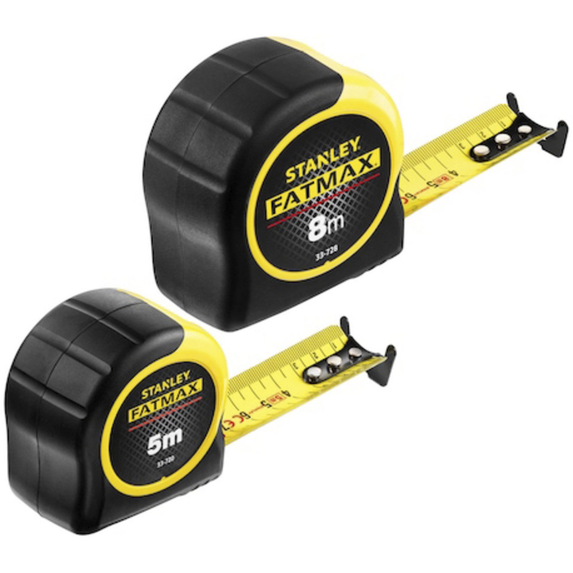 STANLEY Maßband Stanley Fatmax-Bandmaß Doppelpack, 5 Meter + 8