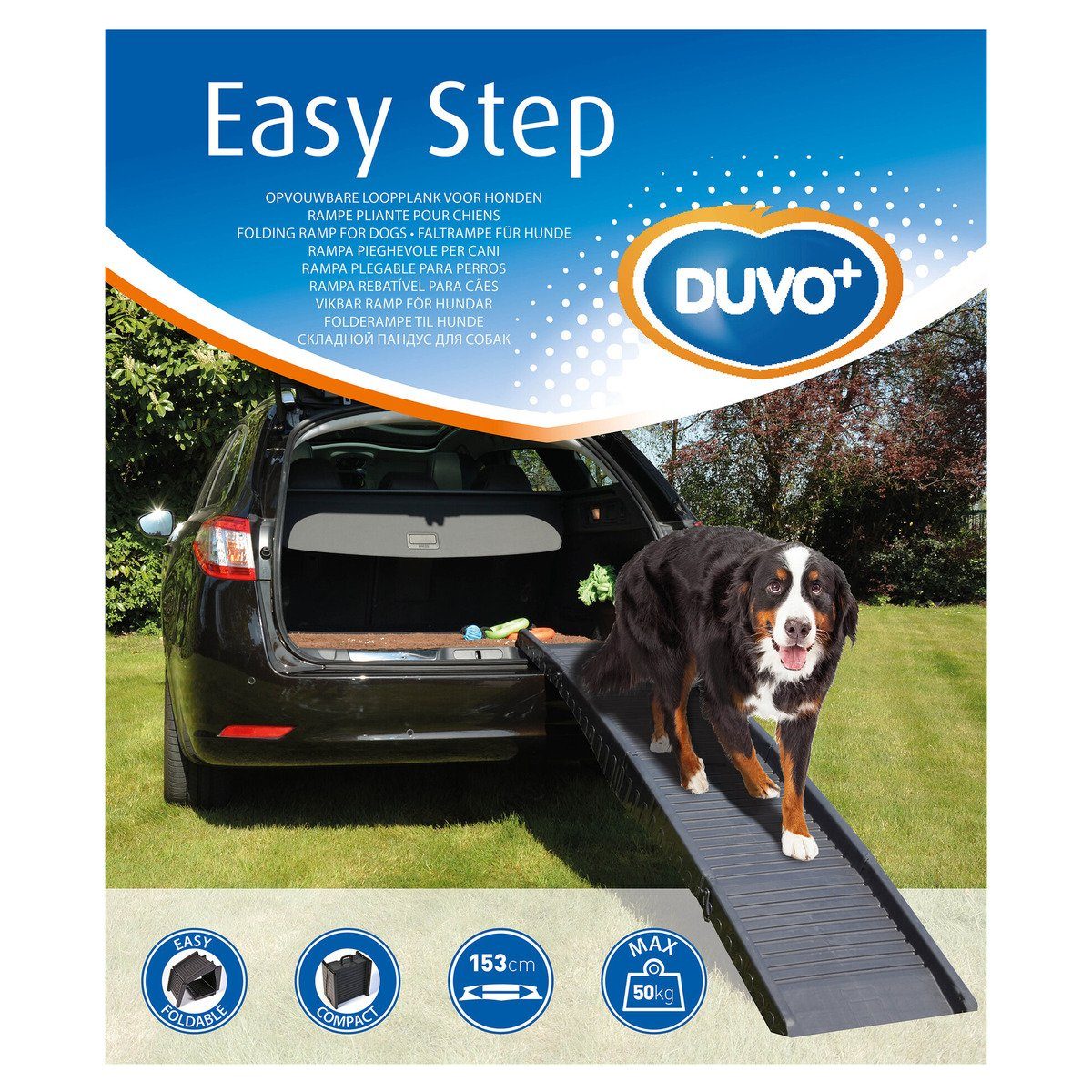 Thumbnail - DUVO+ Hunderampe Autorampe Plastik Easy Step