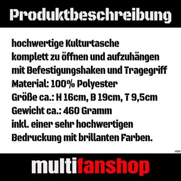 multifanshop Kulturbeutel Holstein - Herzschlag - Kosmetiktasche