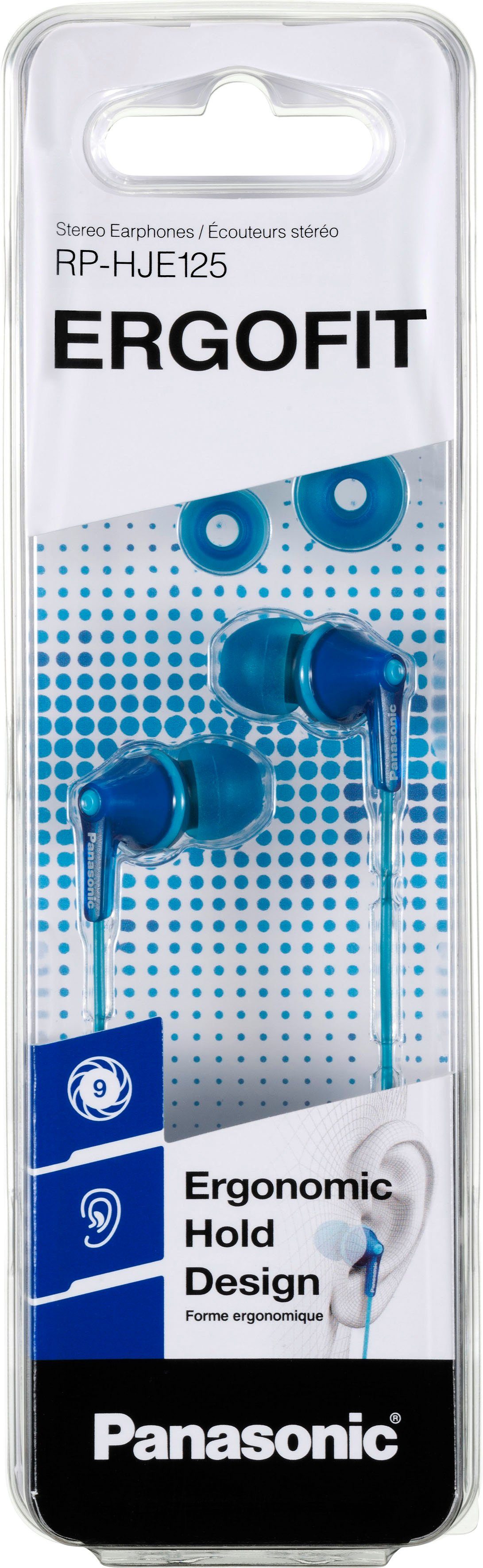 Panasonic In-Ear-Kopfhörer RP-HJE125 blau