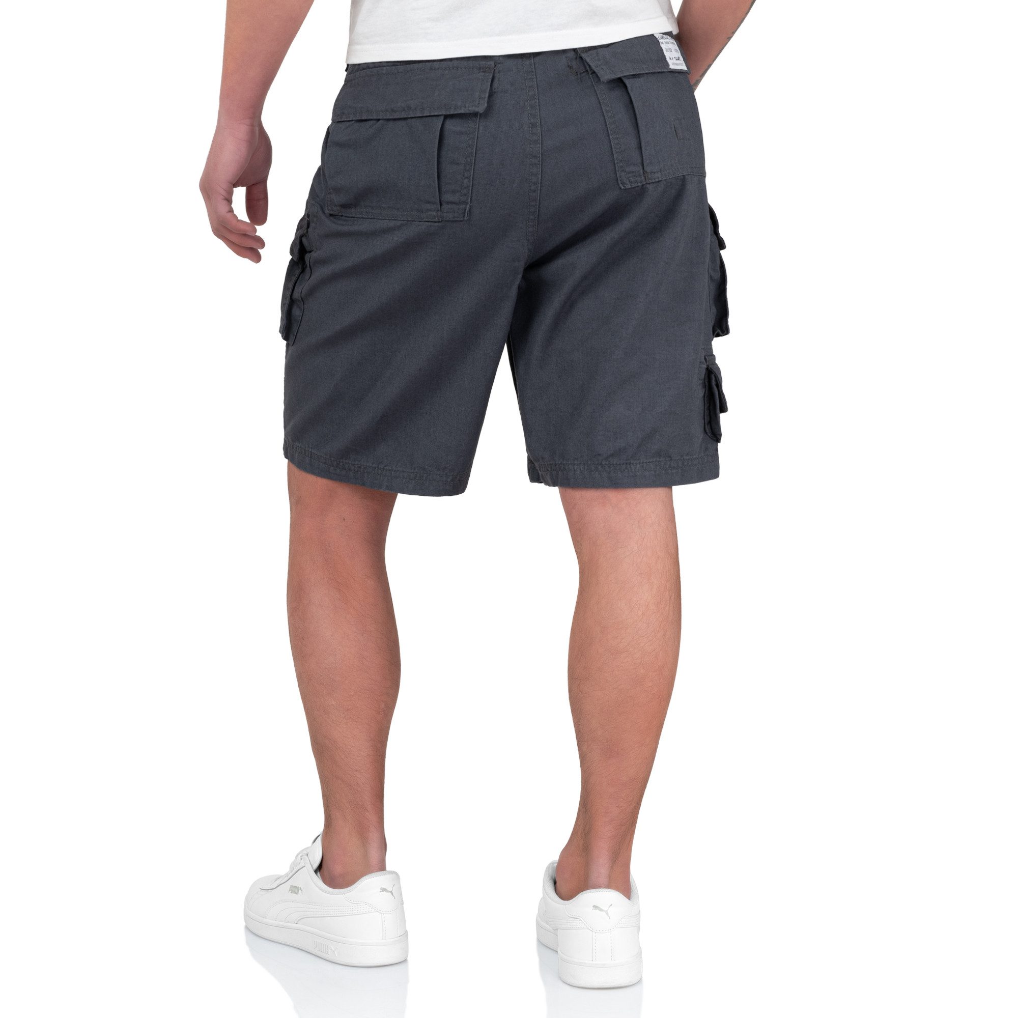 Trooper Cargoshorts Trooper Bermuda Baumwolle Sommer Shorts Kurze Hose Army knielang – Bild 4 von 5
