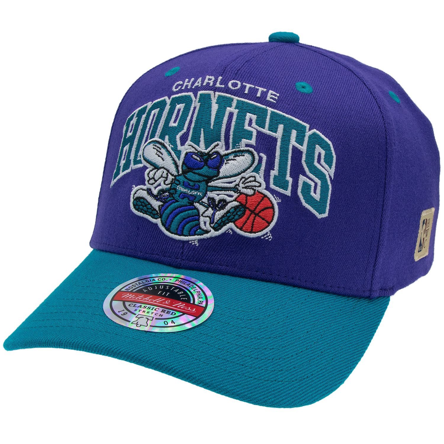 Mitchell & Ness Snapback Cap Stretch Classic Red Charlotte Hornets