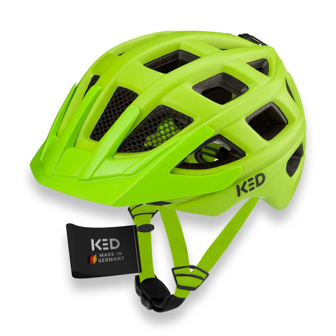 KED Fahrradhelm Kailu Jugend MTB Helm, Mit K-FIT Anpassungssystem Und Sicherer Gurtführung