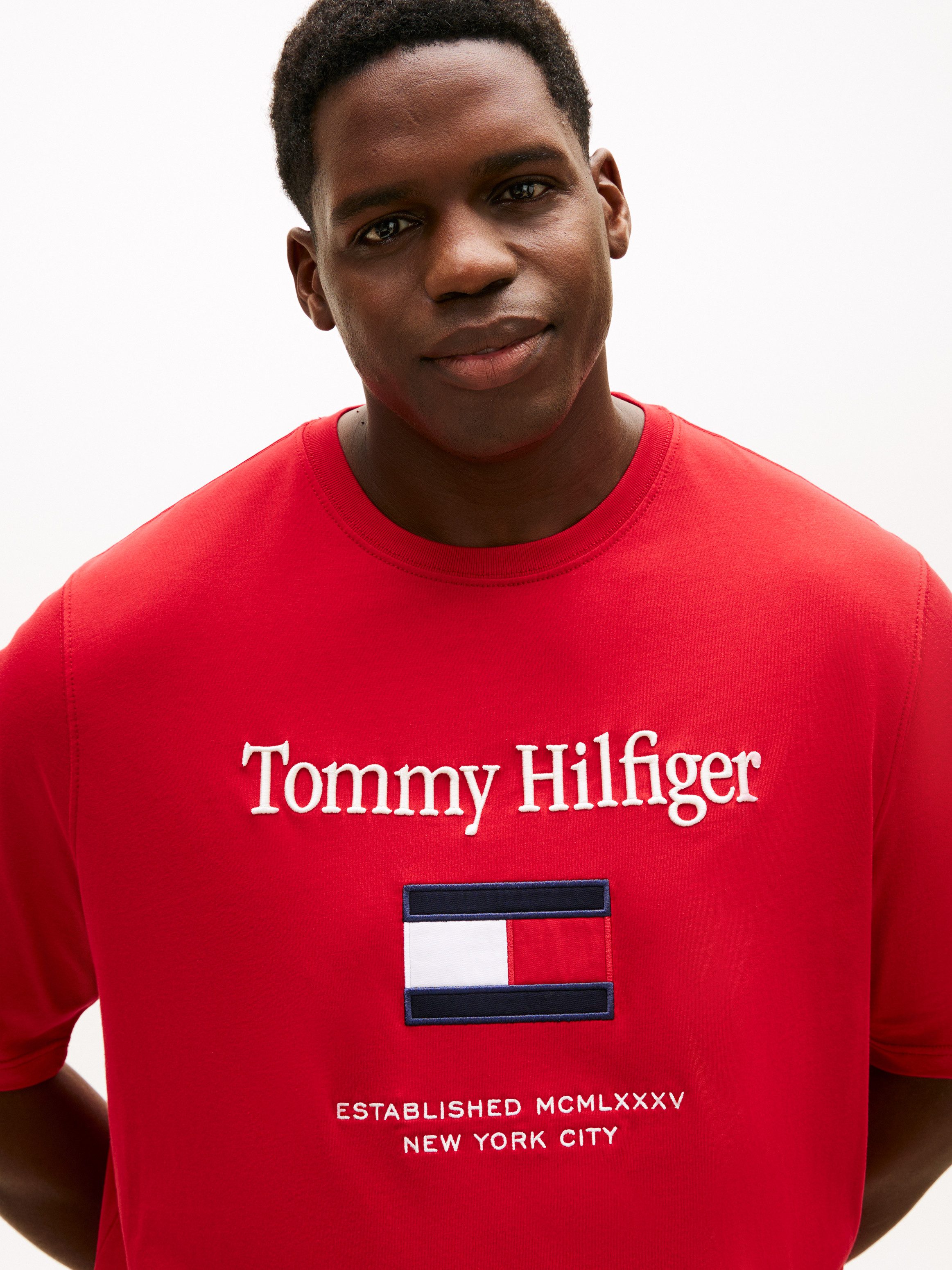 Tommy Hilfiger Big & Tall T-Shirt BT-TOMMY EMBRO FLAG Große Größen