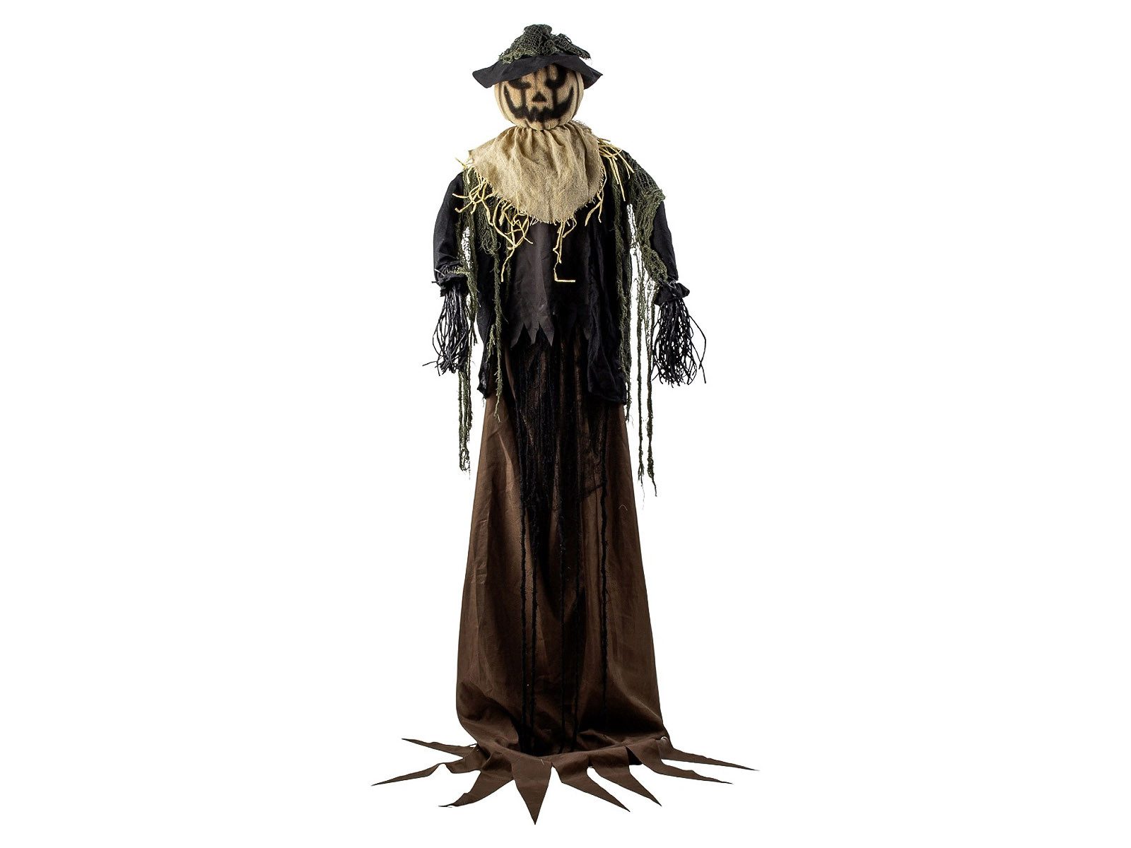 Mel-O-Design Dekofigur 2194 Halloween-Vogelscheuche mit Sound, LED & Bewegung (Stück, 1 St., 1), Animation