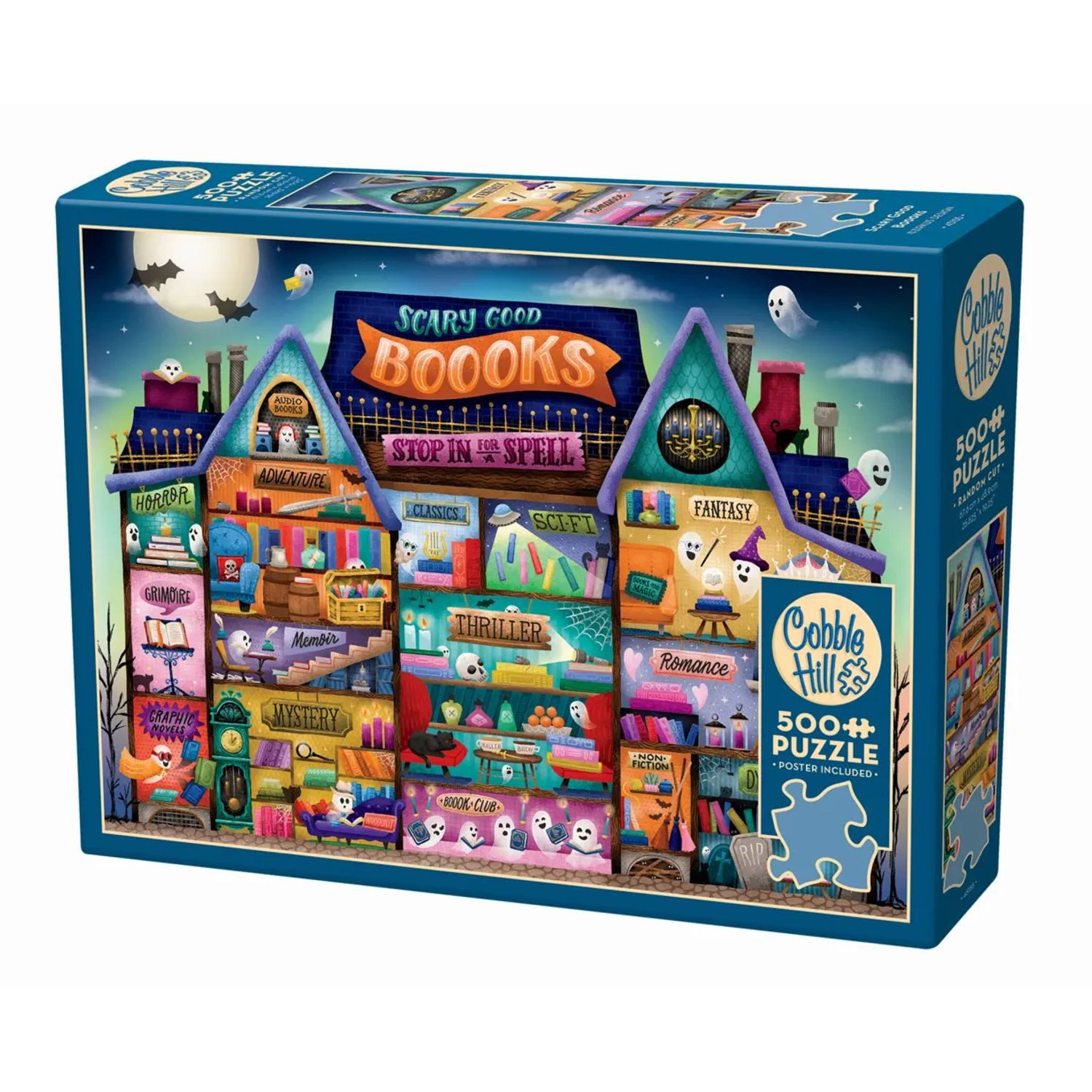 BrainBox Puzzle Gute Bücher 500 Teile, 500 Puzzleteile
